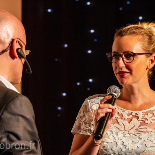 Représentante de La Poste, partenaire du festival