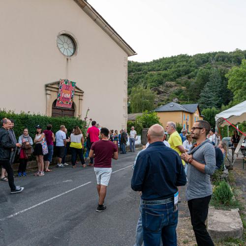 Spectateurs en attente