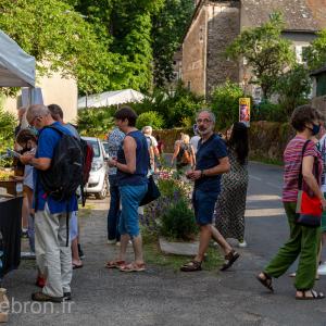 In front of the Temple, where the films are shown