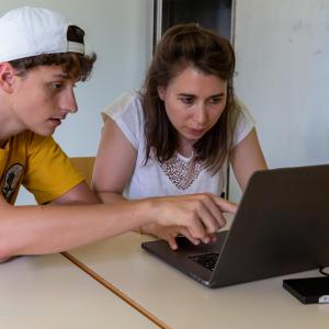 Florine CLAP's film workshop with Valentin