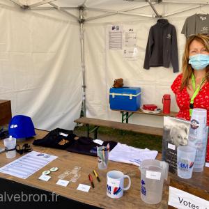 Vanessa at the Temple reception